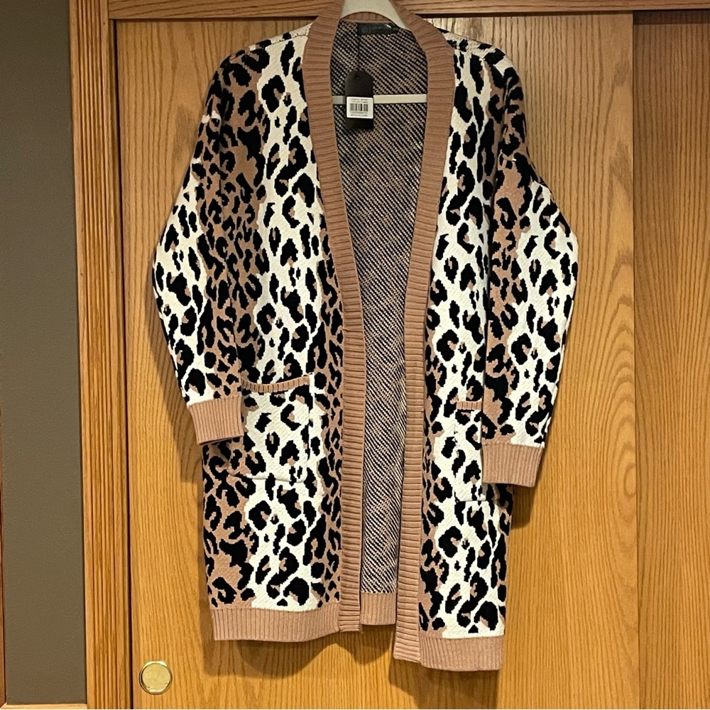 Janice Apparel Cardigan Sweater, Sz OS (Fits L-XXL)